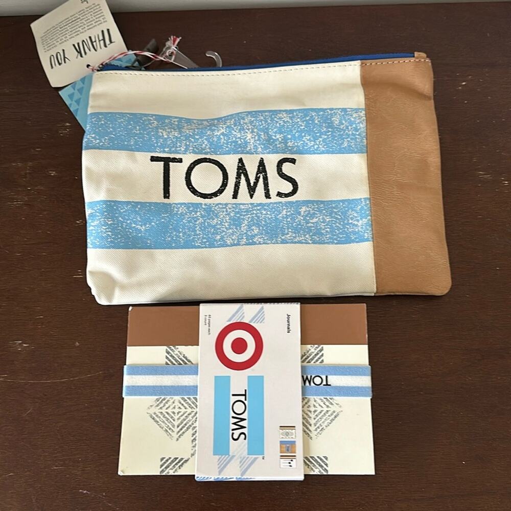 Toms | 3 Pack Journal and Zipper Pouch Bundle NWT